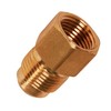 Everflow 1/2" Flare x 1/4" FIP Reducing Adapter Pipe Fitting; Brass F46R-1214